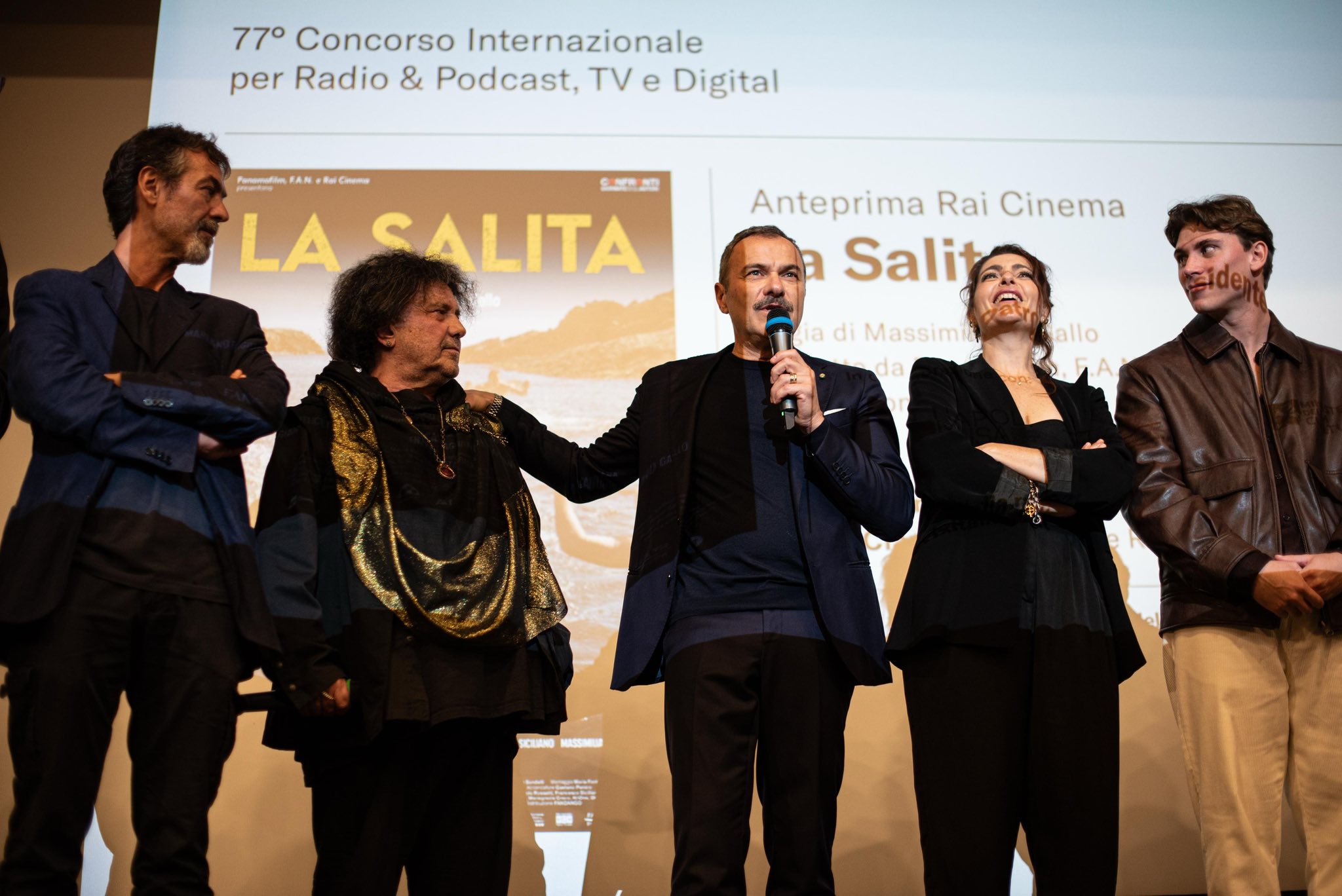 Enzo avitabile, presentazione film la salita