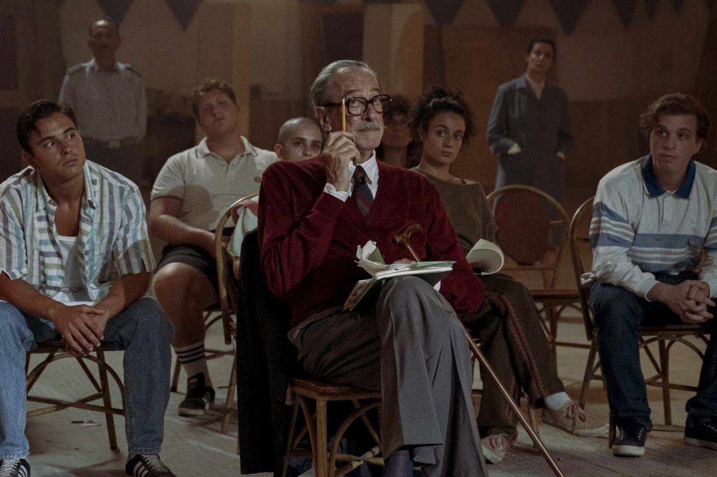 Mariano Rigillo è Eduardo nel film La Salita